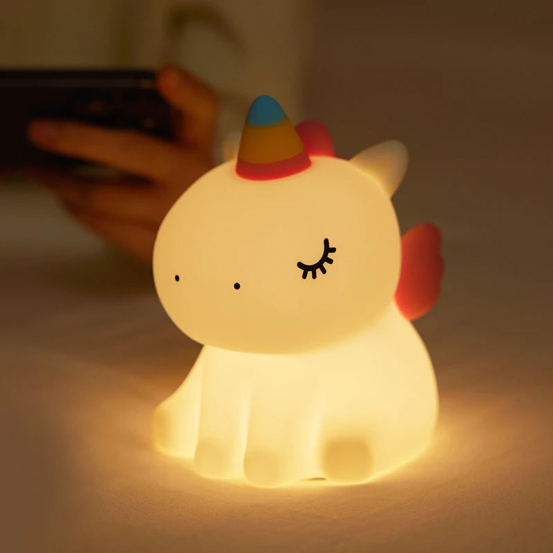 Luminária Unicórnio para Quarto Infantil