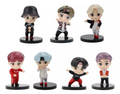 Mini Bonecos BTS - Conjunto Completo de 7 Integrantes