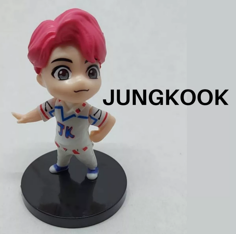 Mini Bonecos BTS - Conjunto Completo de 7 Integrantes